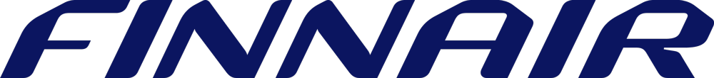 Finnair logo sininen vaakasuunnassa